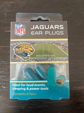 NFL Jaguars Ear Plugs - Teal and Light Blue
